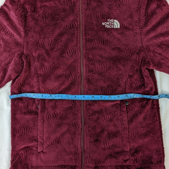 North Face Zip-Up plush soft high-pile fleece jacket with design - Picture 9 of 10